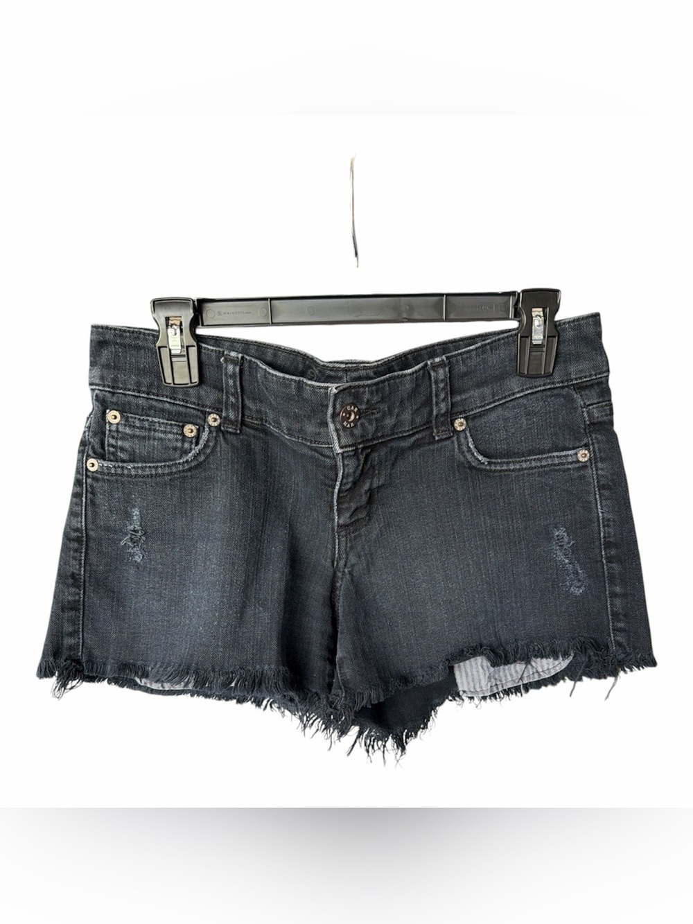 CARMAR Black Denim Shorts size 28